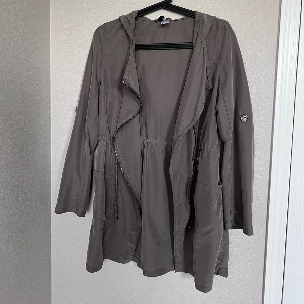 H&M GREEN UTILITY JACKET SIZE 2